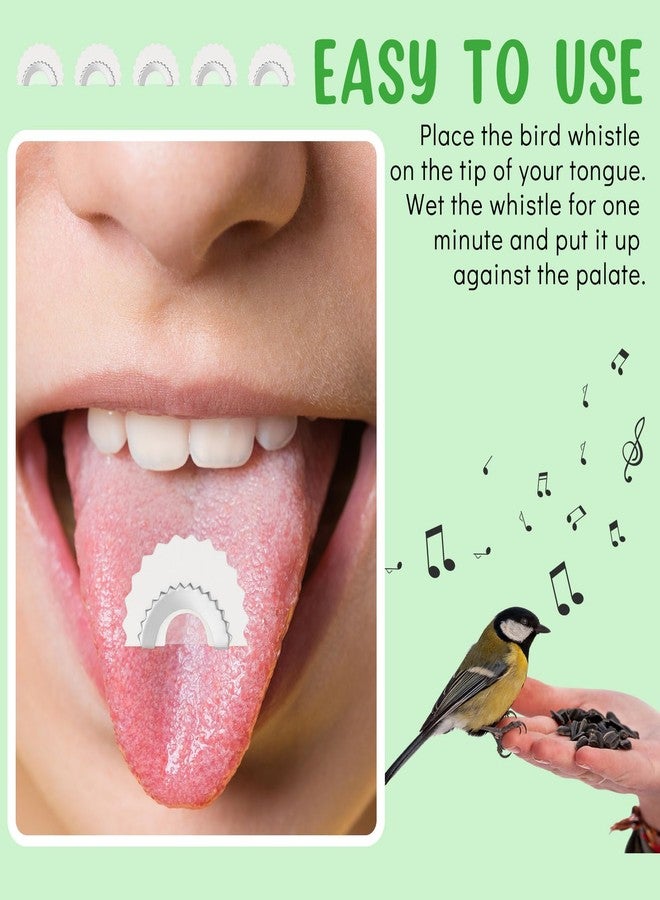 Sonwyoung 10 Pcs Bird Whistle Toys Magic Bird Caller Tongue Tweeting Noisemaker Whistle Tricks Gag Toys - Image 3